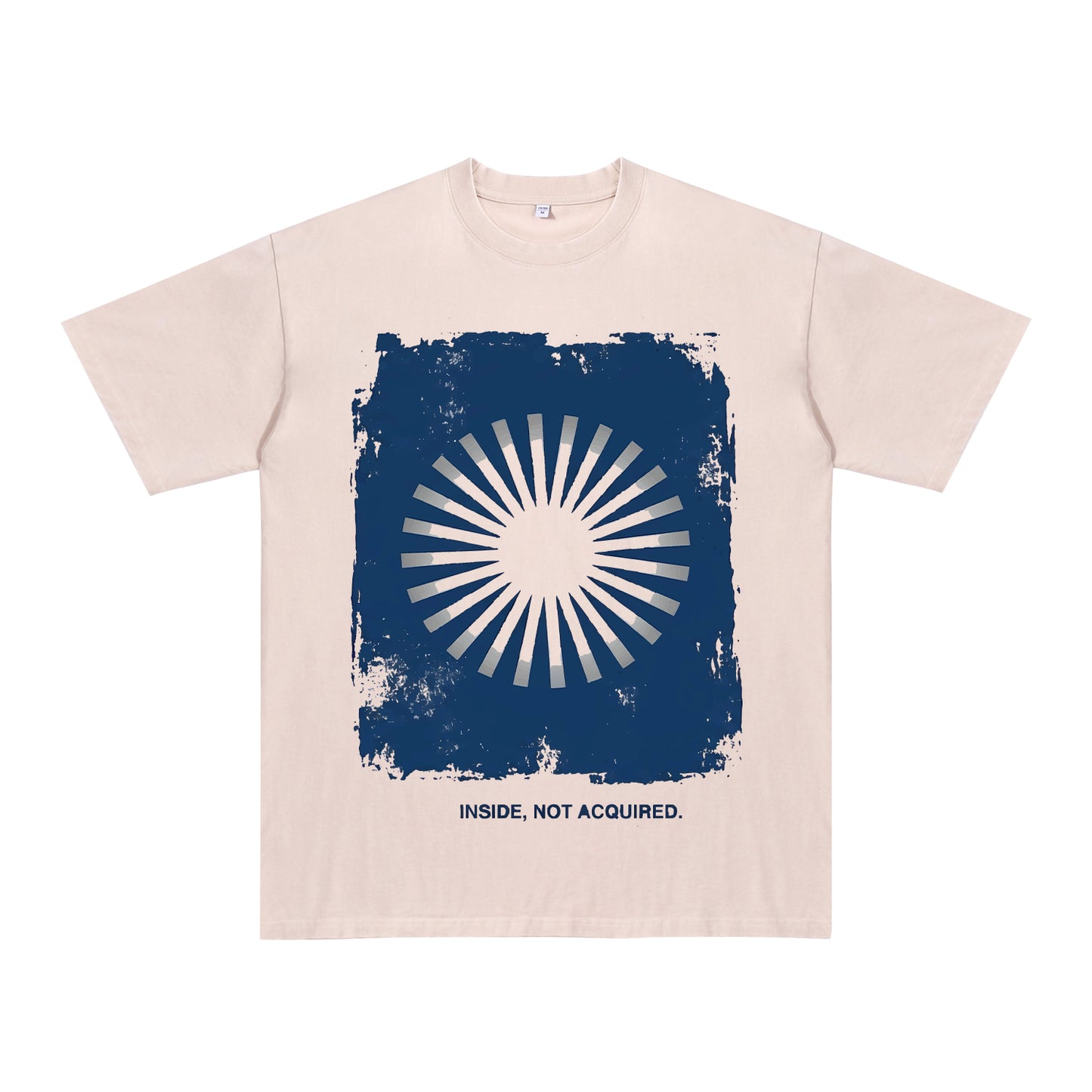 Oversized Tshirts for Men Short Sleeve Washed Basic THE BLUE SUN Vintage Tee ChromaBrite Clothing - 展示7