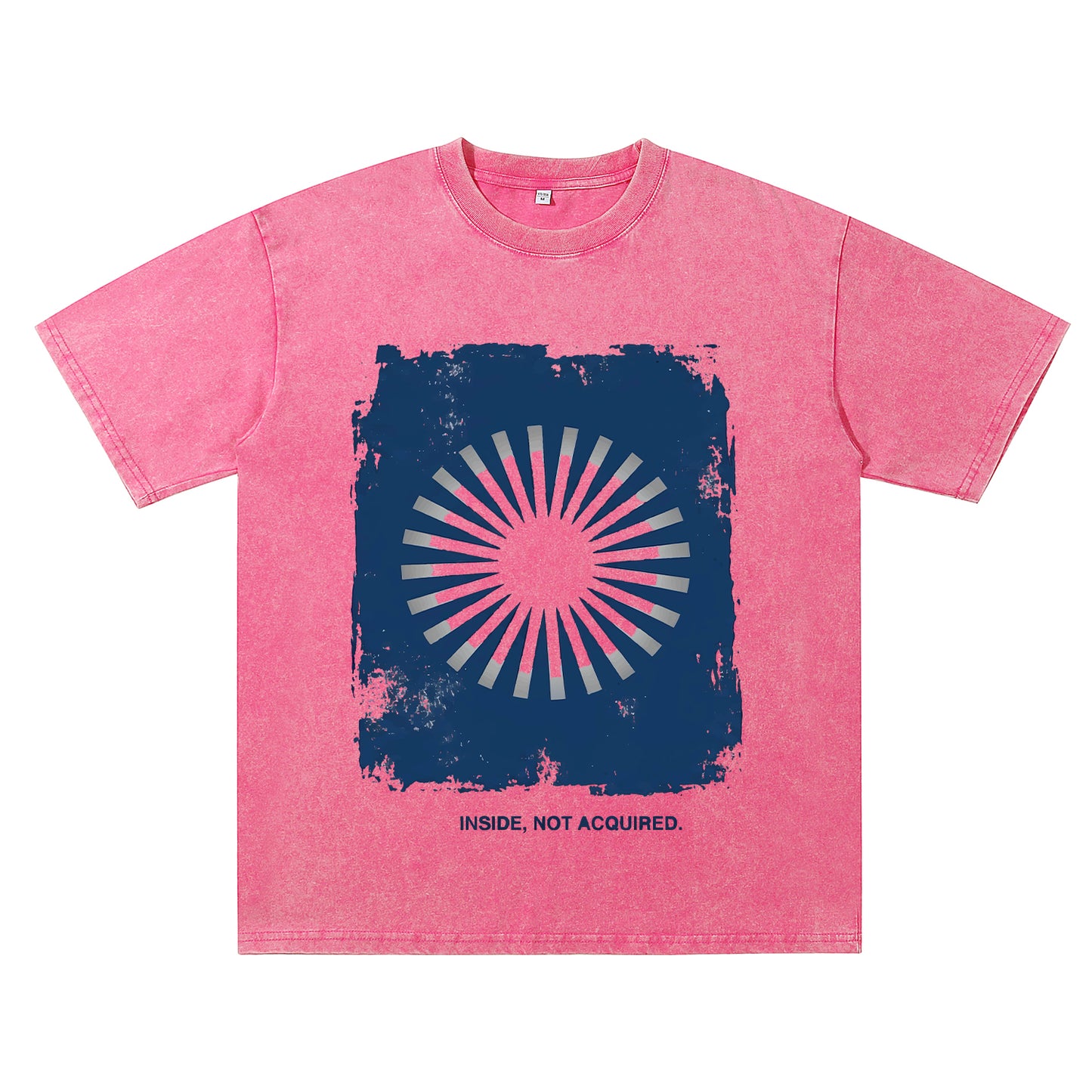 Oversized Tshirts for Men Short Sleeve Washed Basic THE BLUE SUN Vintage Tee ChromaBrite Clothing - 展示11