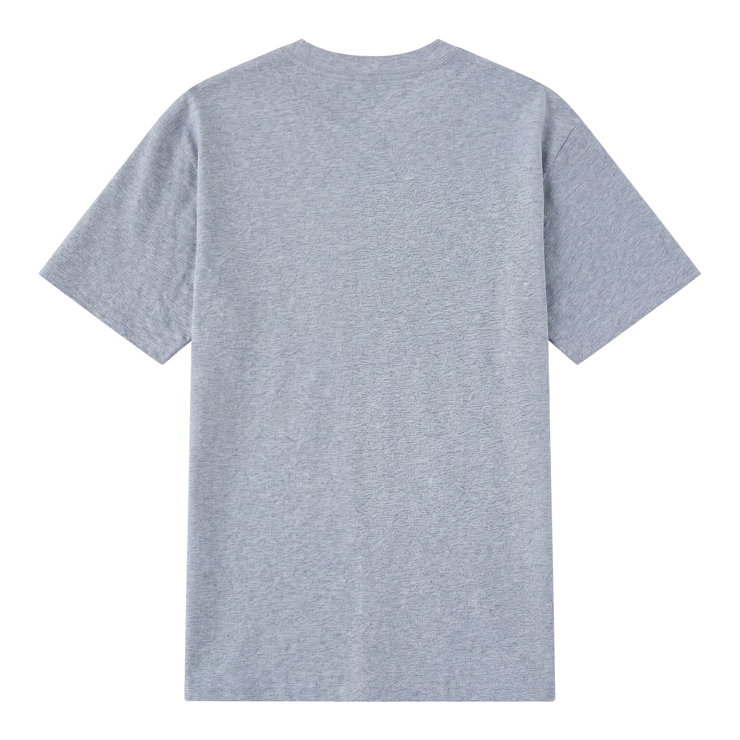 Back view of grey t恤 featuring WILDWOOD ROSE Staple Tee