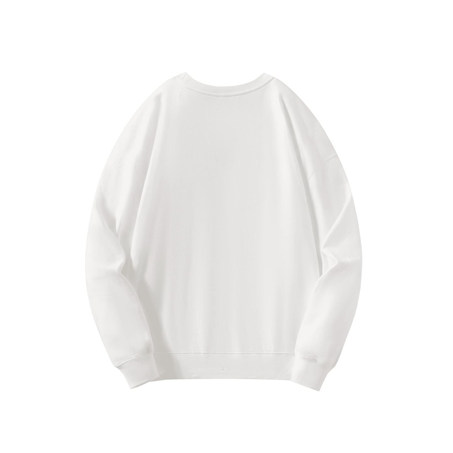 Chromadize Oversized Crewneck Sweatshirt – Vintage Letter Graphic Heavyweight Pullover ChromaBrite Clothing