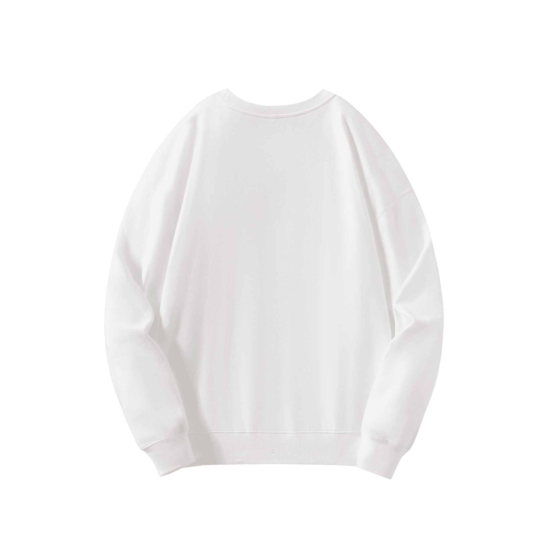 Chromadize Oversized Crewneck Sweatshirt – Vintage Letter Graphic Heavyweight Pullover ChromaBrite Clothing
