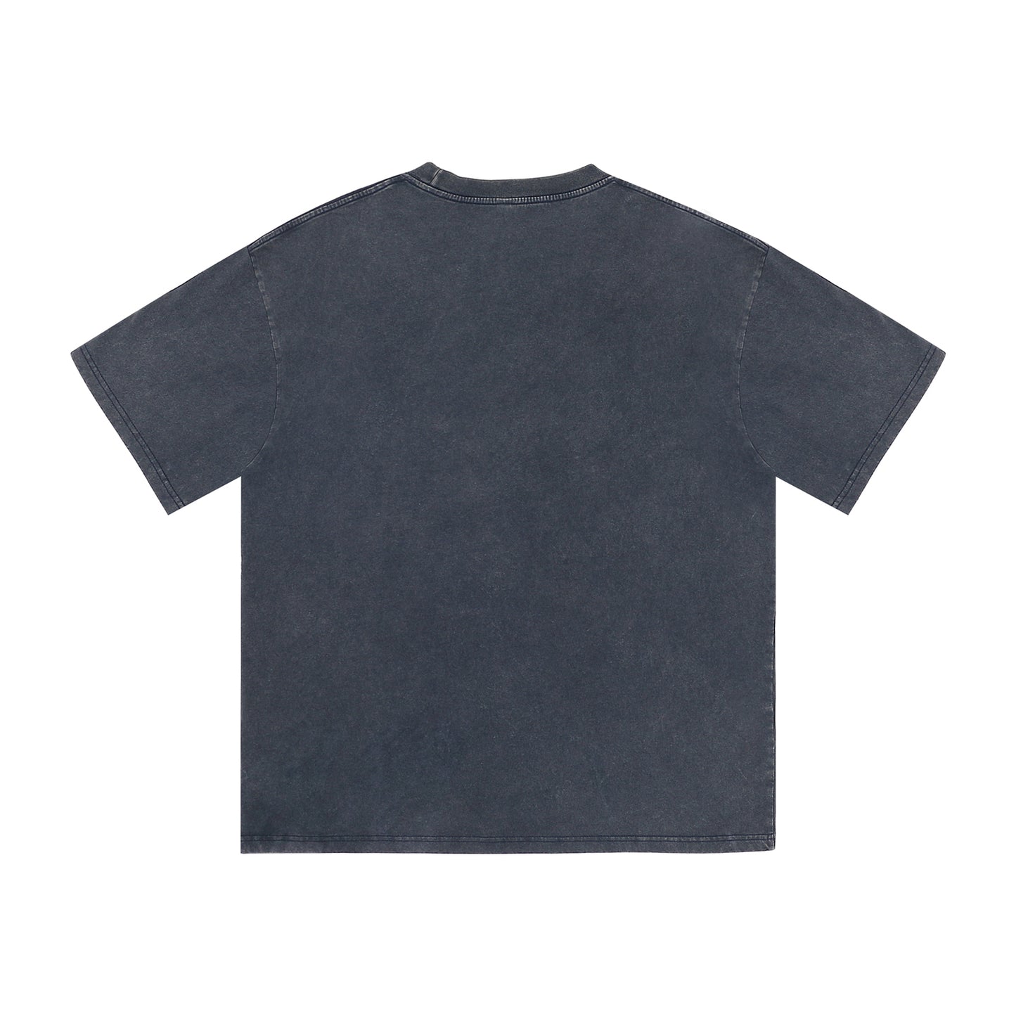 Back view of blue t恤 featuring C&B ATHLETIC CLUB Vintage Tee