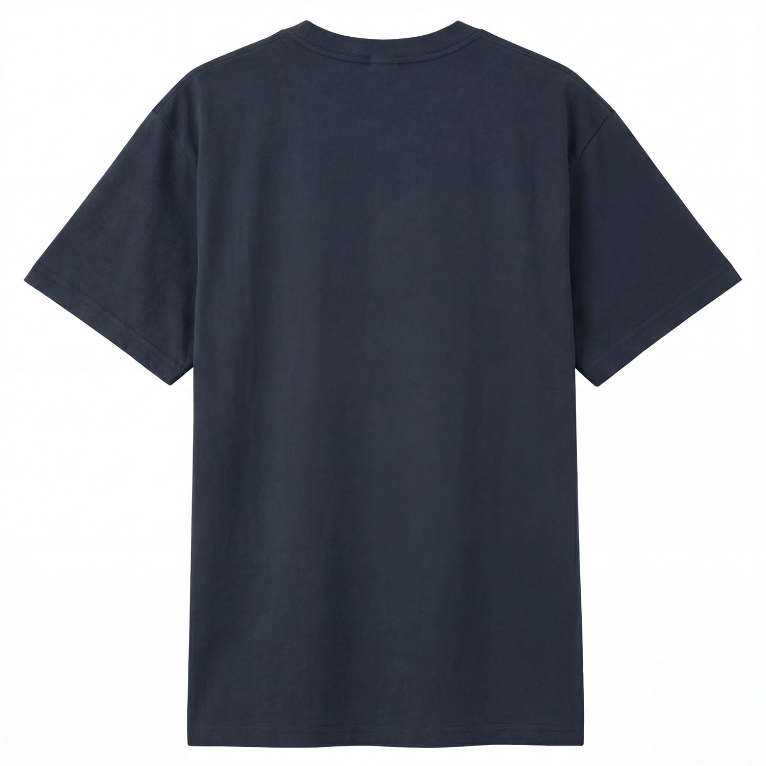Back view of gray t恤 featuring ChromaBrite Foshan Staple Tee - 展示2