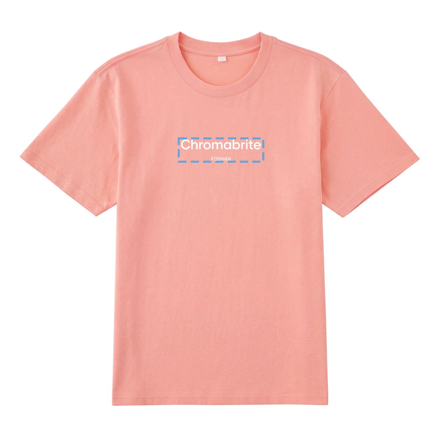 Front view of t恤 featuring ChromaBrite Foshan Staple Tee - 展示2