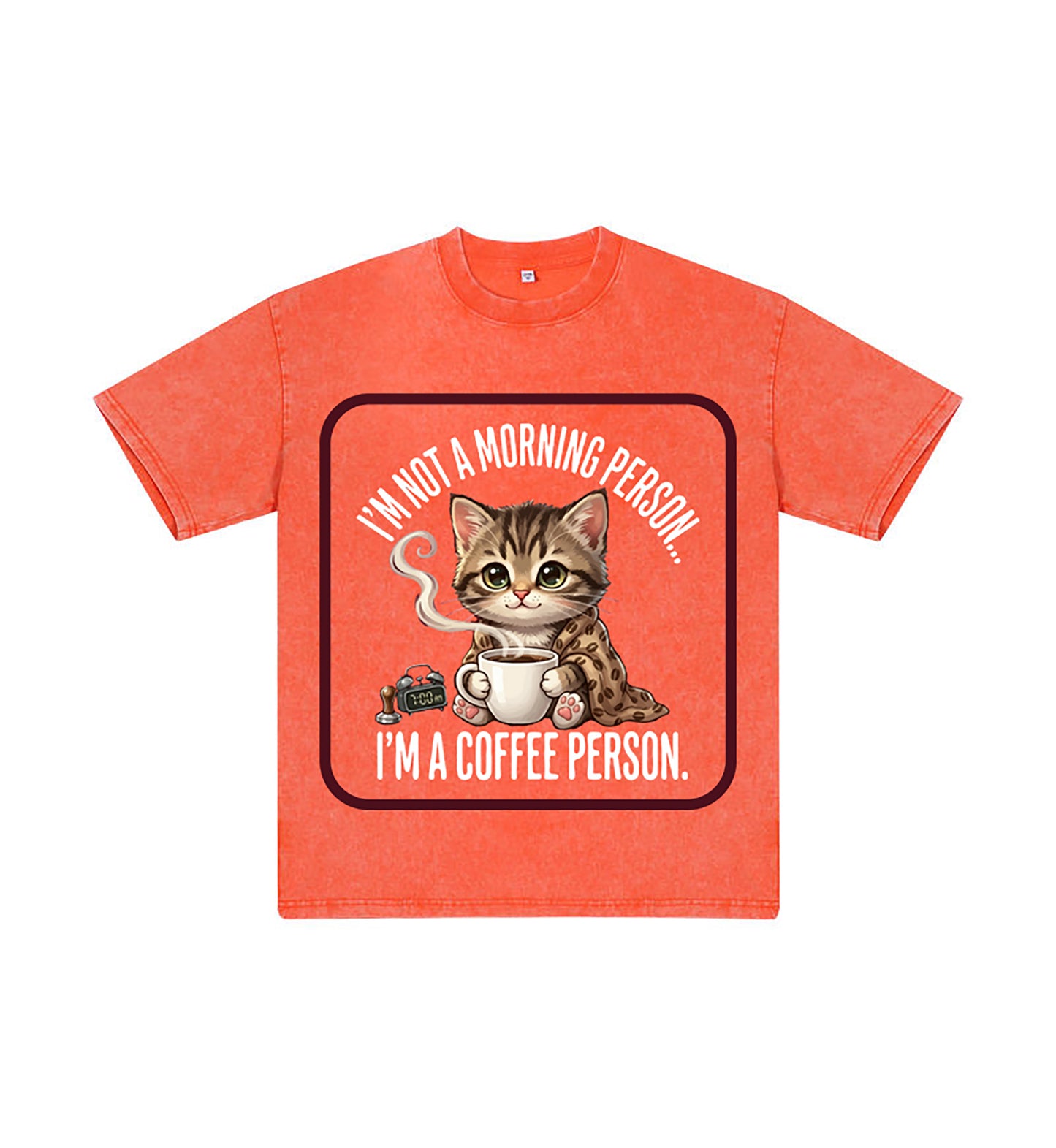 Detail view of t恤 featuring Coffee Person Vintage Tee