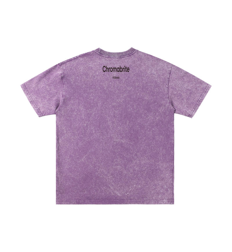 "Wake Up to Reality" Panda Acid Wash Tee - Cyberpunk Aesthetic