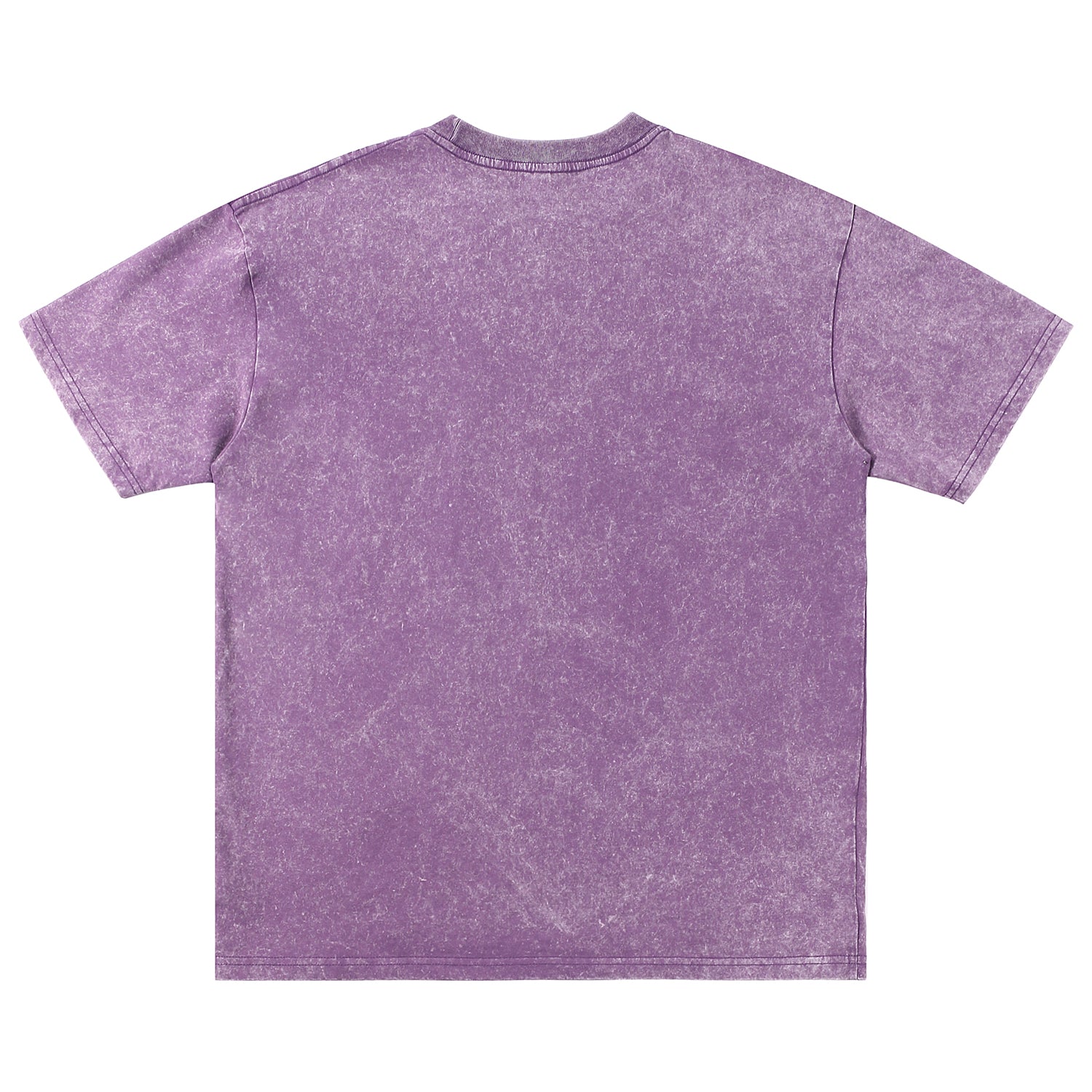 Back view of purple t恤 featuring Sunward Bloom Vintage Tee