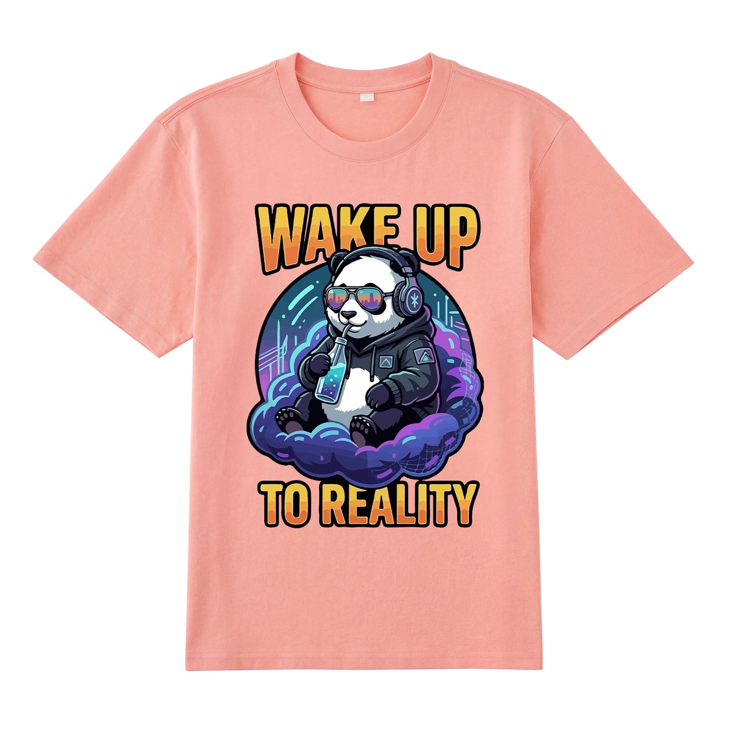 Detail view of t恤 featuring Wake up to reality Staple Tee