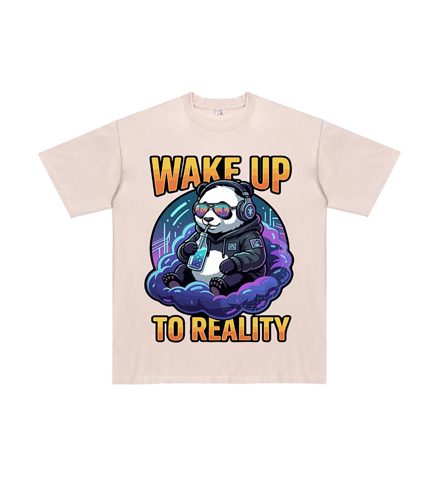 Detail view of t恤 featuring Wake up to reality Vintage Tee - 展示2